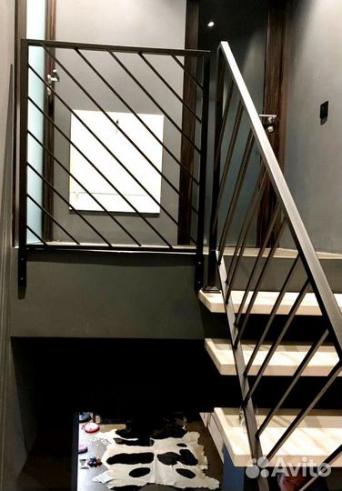 Лестница для коттеджа на заказ