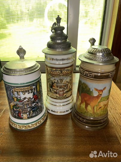 Кружки Германия олово Rastal и BMF