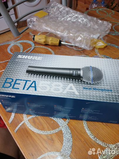 Микрофон для вокала shure beta58a