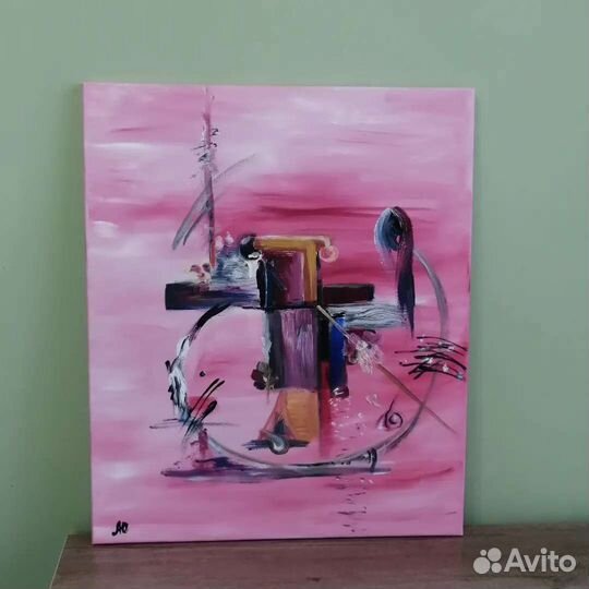 Картина маслом на холсте абстракция