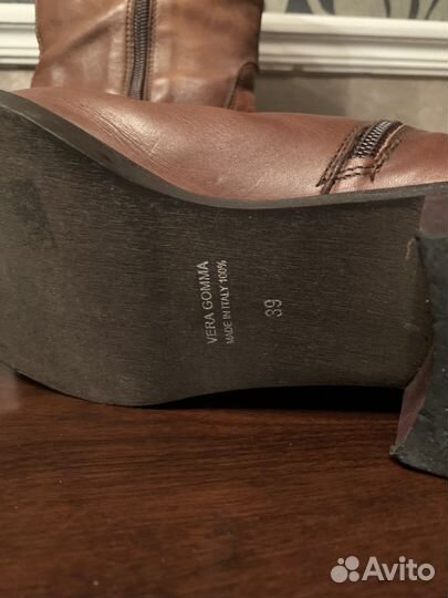 Сапоги женские натуральная кожа 39 размер