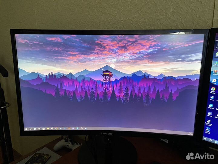 Монитор samsung c24f390fhi