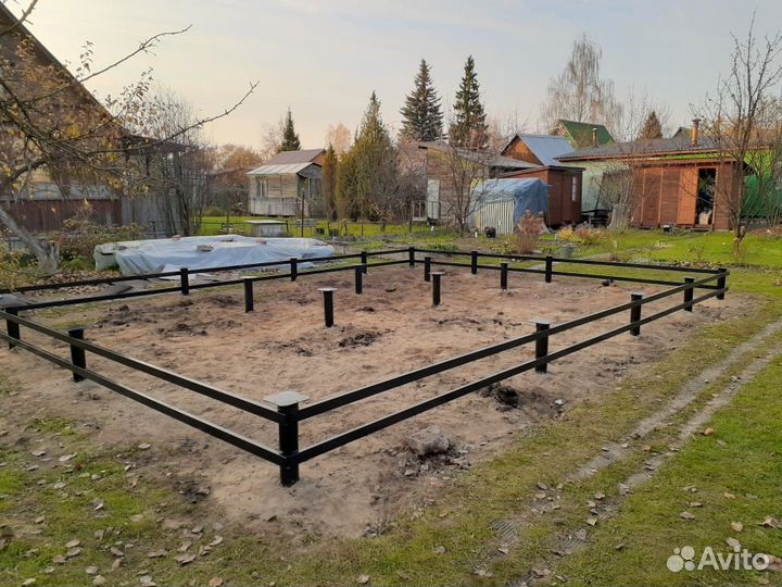 Свайный фундамент / Винтовые сваи под ключ