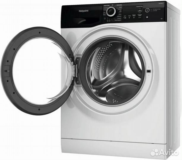 Стиральная машина hotpoint NSB 7225 ZS V RU, с паром, 7кг, 1200об/мин
