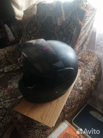 Шлем для мотоцикла черный