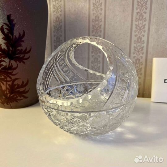 Ваза хрустальная СССР