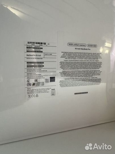 Macbook Pro 16 M1 Pro 16/512GB