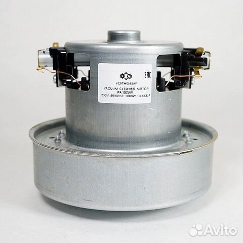 Мотор пылесоса 1800w, H119mm, D130mm, зам. PA1800W