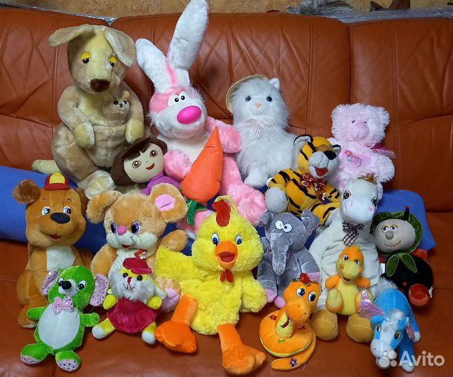 Мягкие игрушки - зверушки 15-65 см