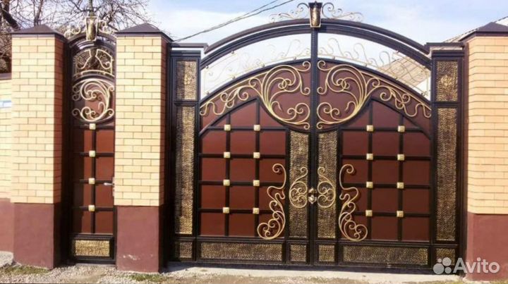 Кованые ворота
