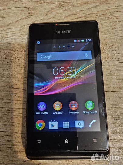 Sony Xperia E, 4 ГБ