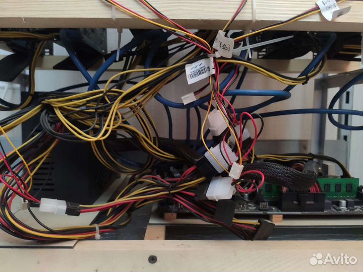 Видеокарты p106-100 6gb, риг в сборе