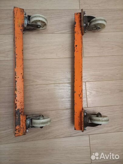 Поворотные колёса на балке