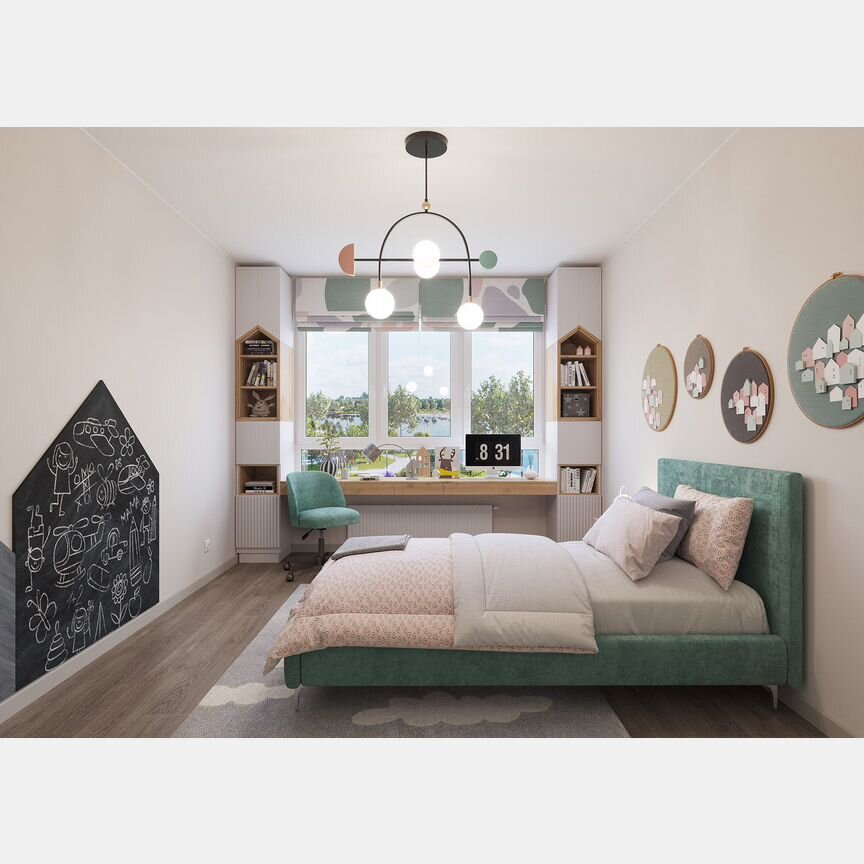 3-к. квартира, 76,4 м², 1/20 эт.