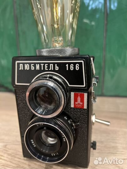 Светильник Loft (винтаж) из фотоаппарата