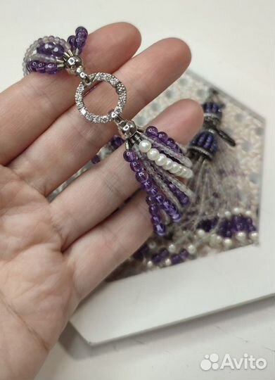 Комплект украшений серьги и браслет