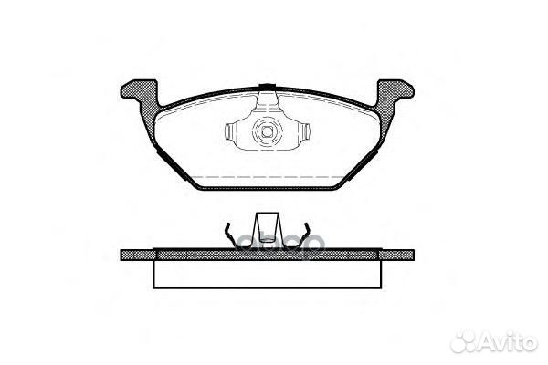 633 00 571929bfdb1094 колодки дисковые п. Audi A3