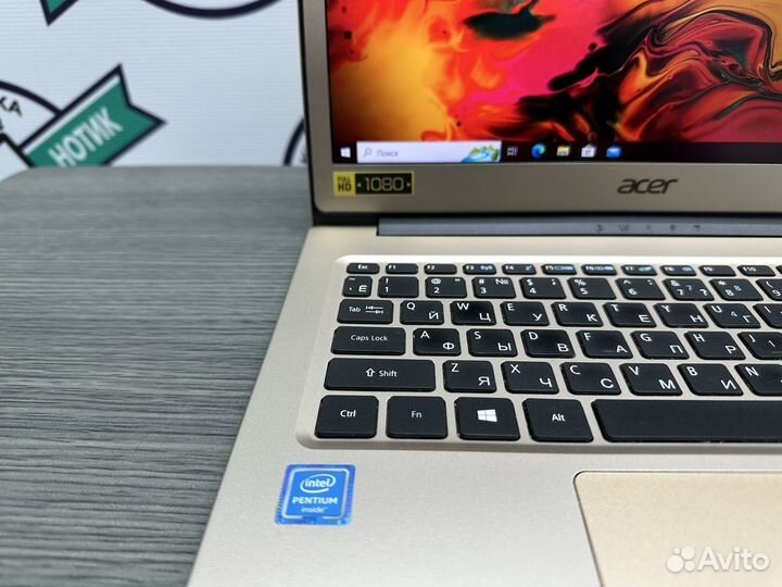 Ультрабук acer Swift Pentium N4200 IPS FullHd SSD