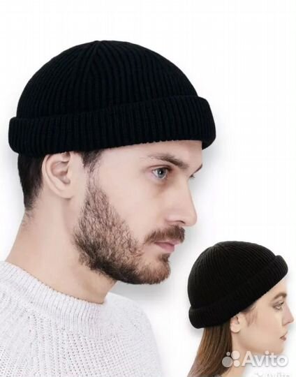 Шапка бини мужская