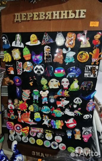 Значки деревянные, металлические
