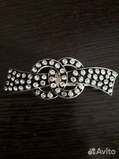 Заколка,зажим для волос со стразами винтаж,крабы