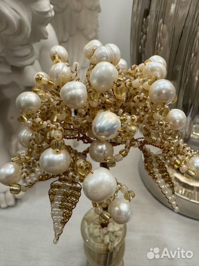 Жемчужное дерево в кашпо из оникса