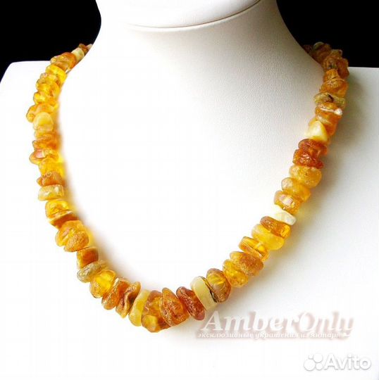 Лечебные бусы из янтаря (арт. 2132b)