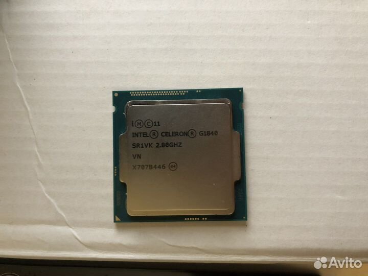 Процессор G1840 2.80GHZ в комплекте с кулером