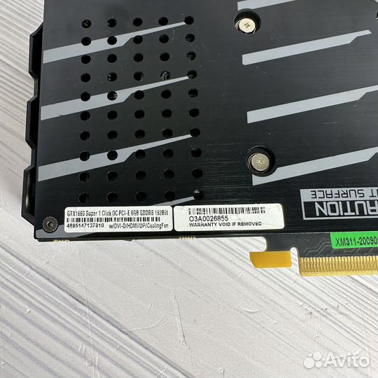 Видеокарта GTX 1660 Super 6gb KFA2 1Click OC