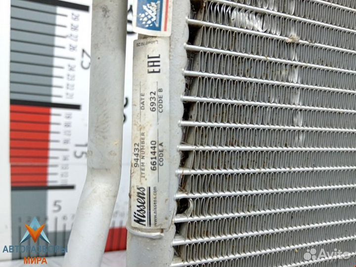 Радиатор кондиционера Ford Focus рест. 2002