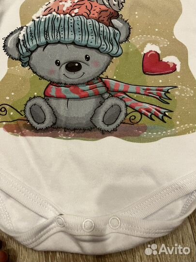 Боди детское новогоднее