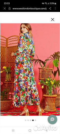 Платье цветочный рай Onjenu Англия с9 р.50-52