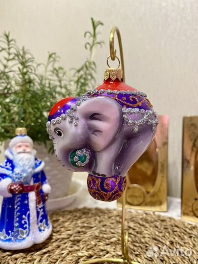 Елочные игрушки Ариель Слоник