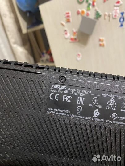 Игровой ноутбук asus tuf gaming fx 505
