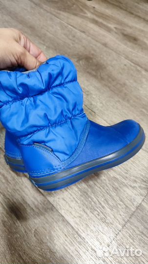 Сапоги crocs c 6 новые,с 9- б/у