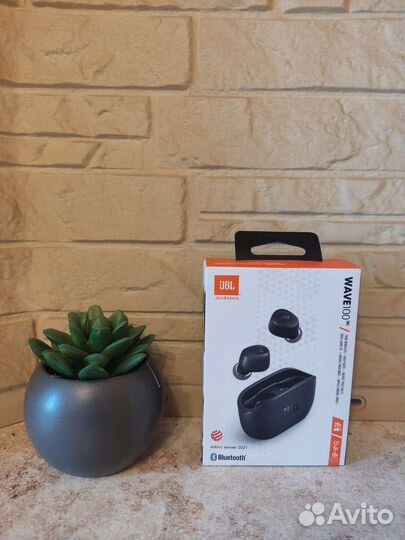 Беспроводные наушники jbl wave 100