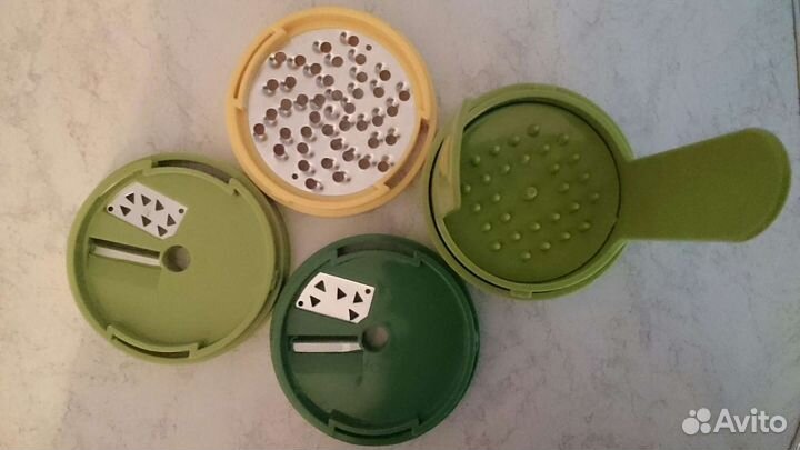 Терка спиралайзер с контейнером и насадками