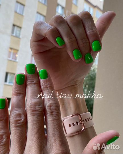 Наращивание Гель-лак