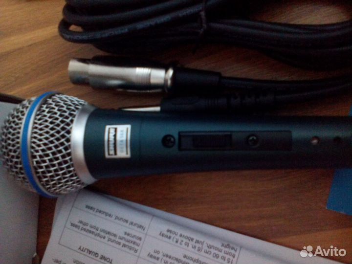 Микрофон вокальный shure beta58a new