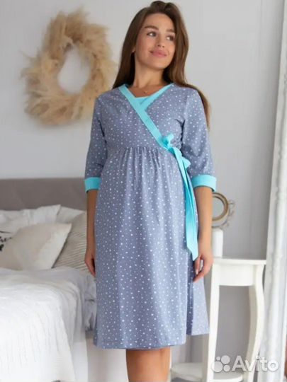 Халат и сорочка для кормления малыша