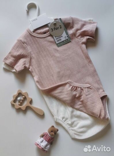 Новые боди h&m для девочки 68,80,86,92