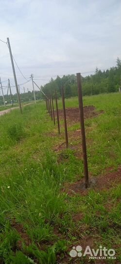 Забор из профильной трубы под ключ