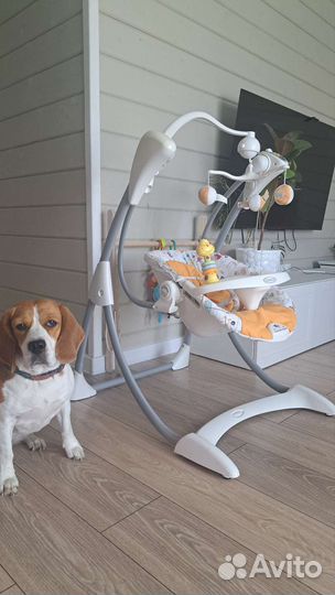 Детские электронные качели graco