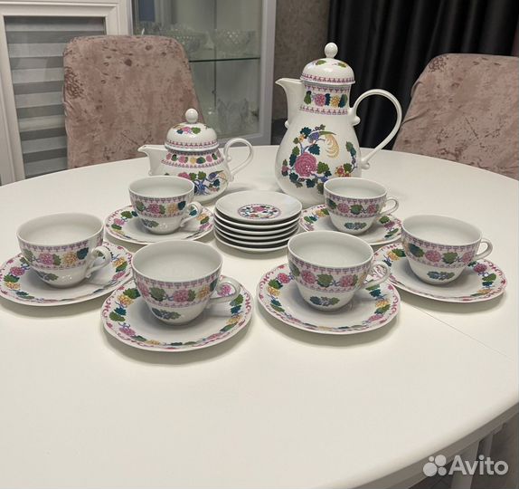 Чайно кофейный сервиз гдр СССР