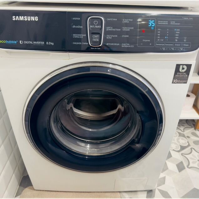 Стиральная машина samsung eco bubble 8 кг