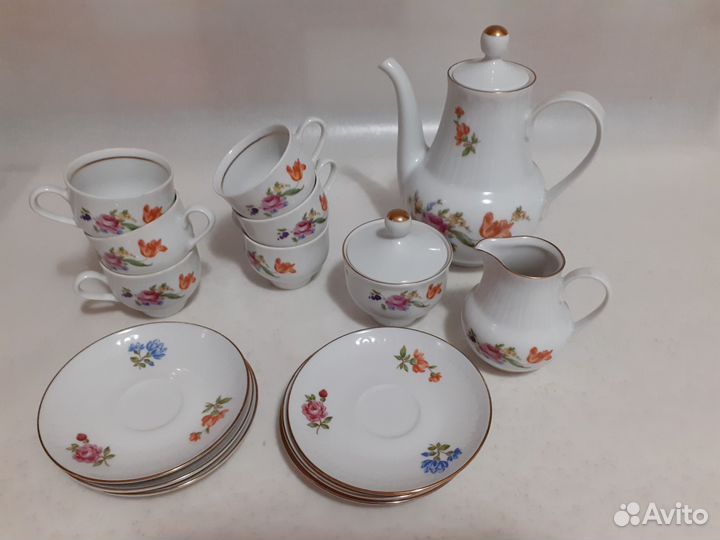 Сервизы кофейные, чайные