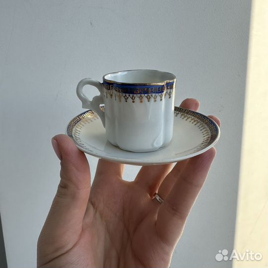 Кофейная пара редкость миниатюра Песочное