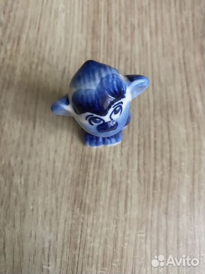 Фигурка гжель обезьянка, 6 см