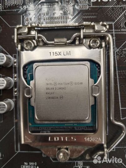 Материнская плата lga 1150 + G3240