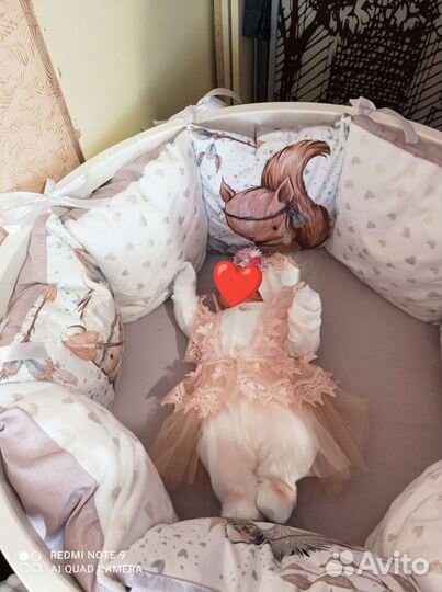 Детская кроватка круглая,овальная